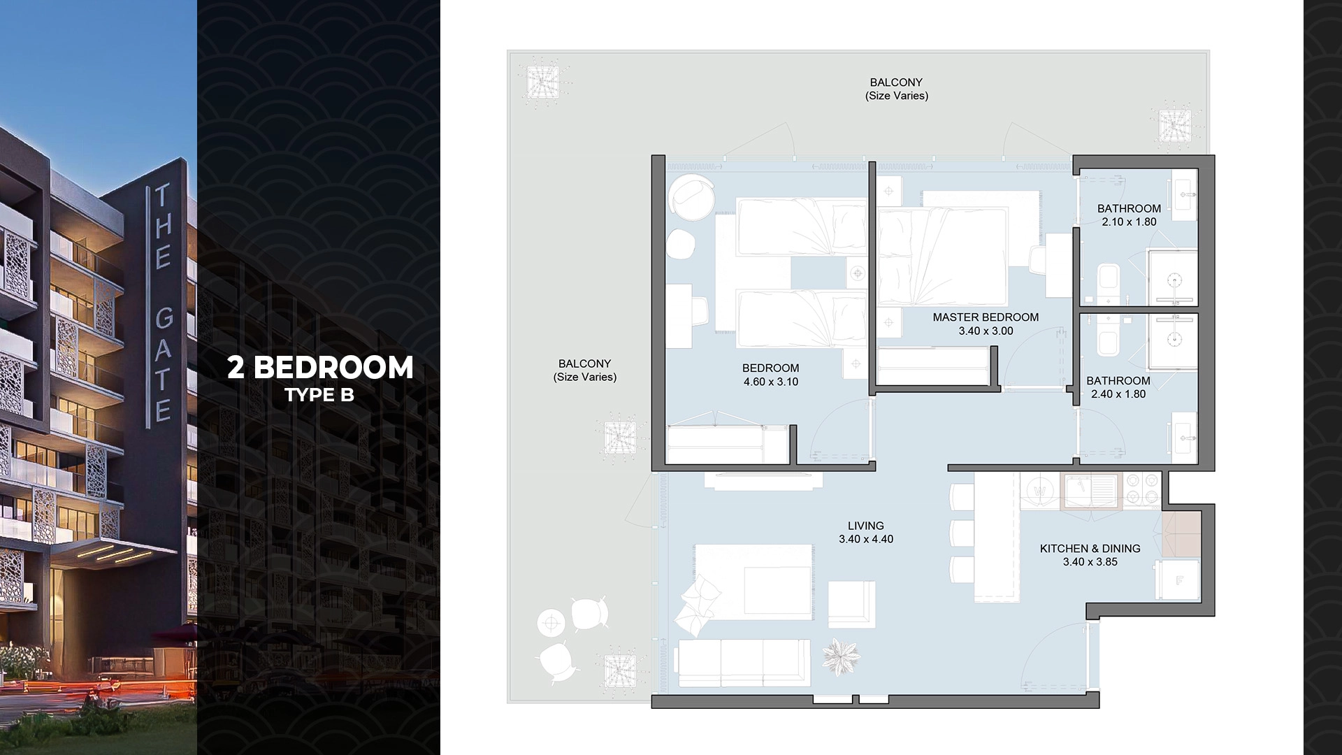 2 BR - Type B